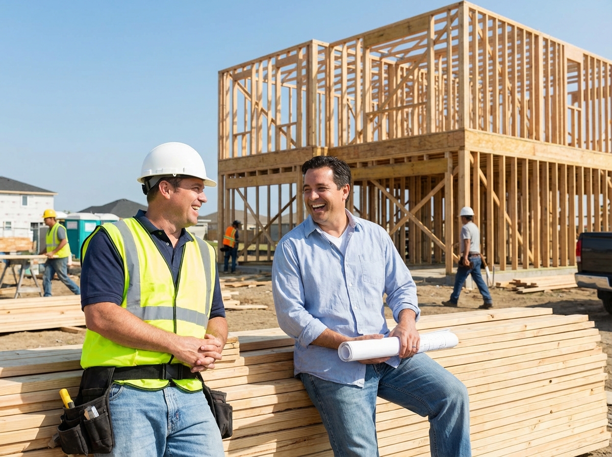constructeur rassure chantier